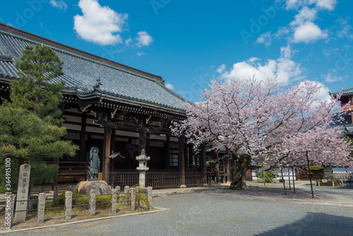 Honpo-ji Temple in Kyoto, Japan. The Temple originally built in 1436.