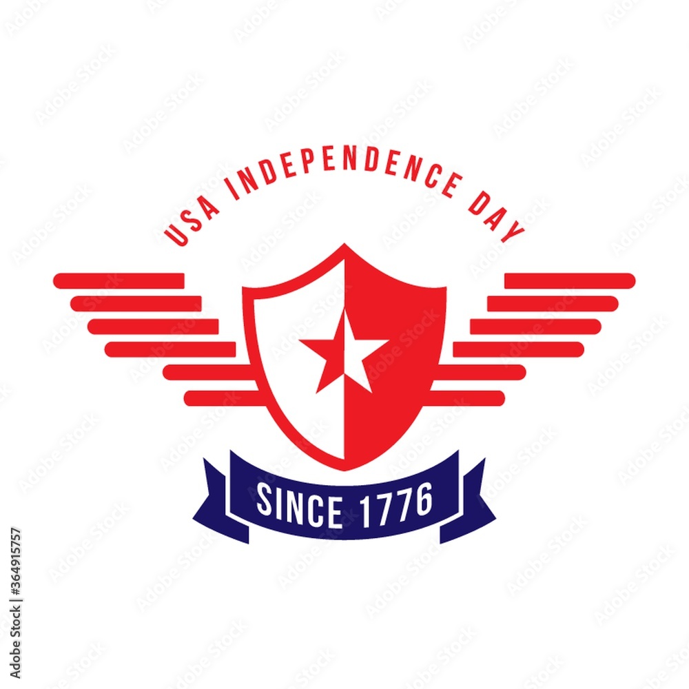 usa independence day label usa independence day label
