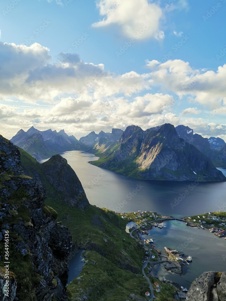 Reinebringen Lofoten Hiking Trial Reine Scenic Spectacular View Northern Norway