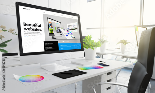 3d graphic design studio website builder