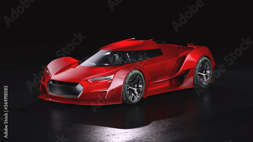 3D rendering of a brand-less generic car  © Andrus Ciprian