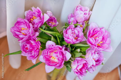 Beautiful magenta tulip flower bouquet  © Christina