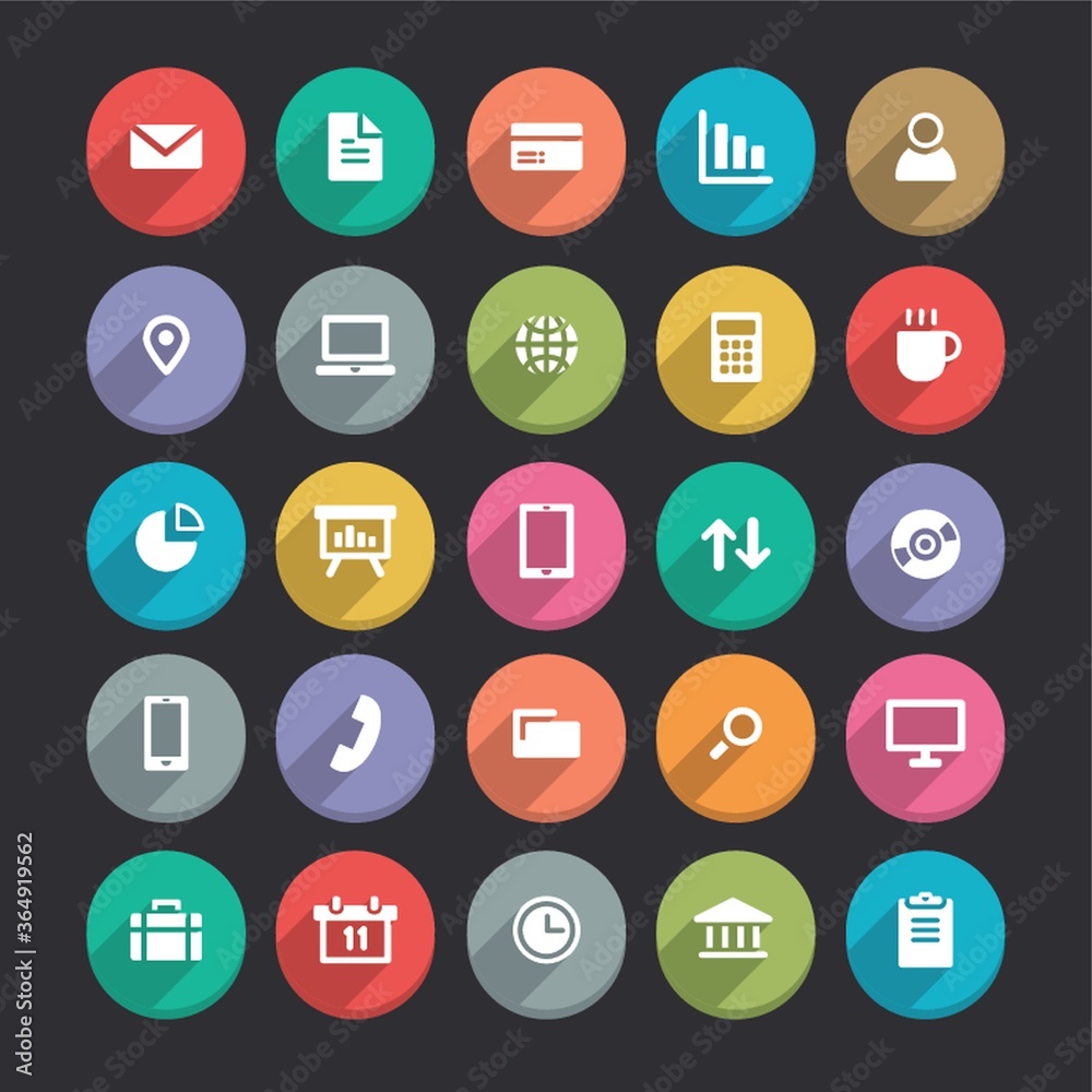 Set of various icons Set of various icons
