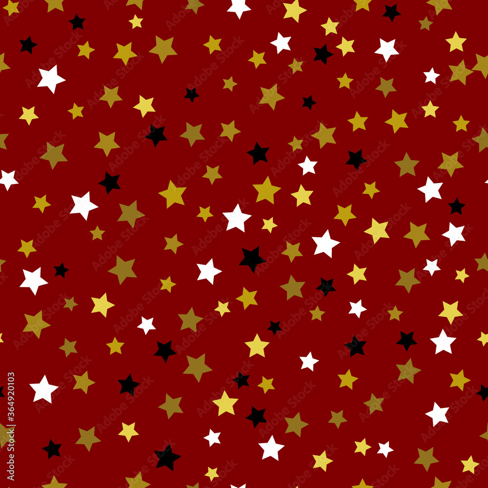 Gold stars seamless pattern Gold stars seamless pattern