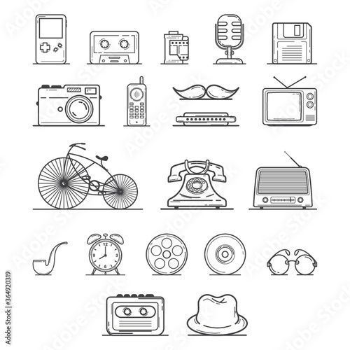 retro icons