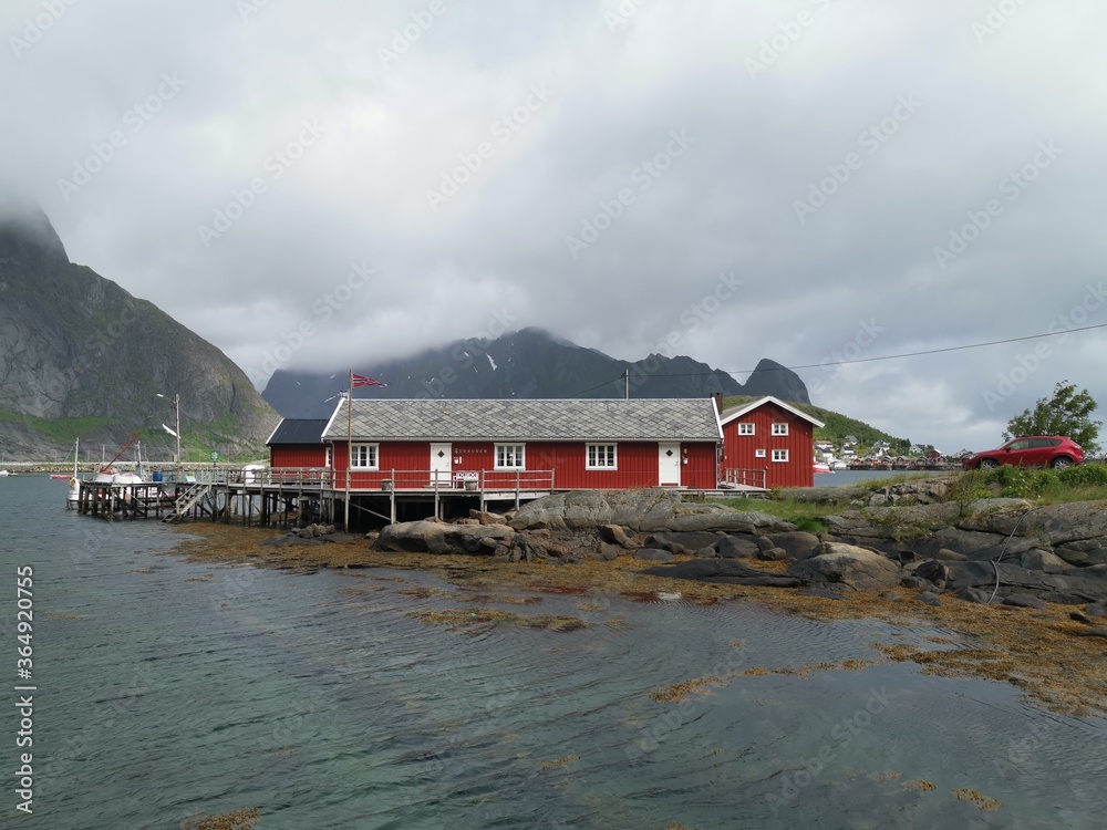 Lofoten Reine Historic Fishing Village Rorbu Scenic Northern Norway