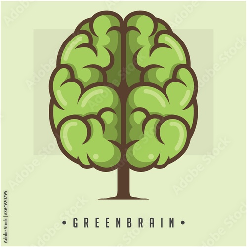green brain concept