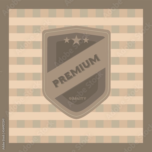 premium quality label