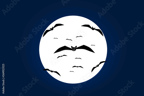 full moon bats