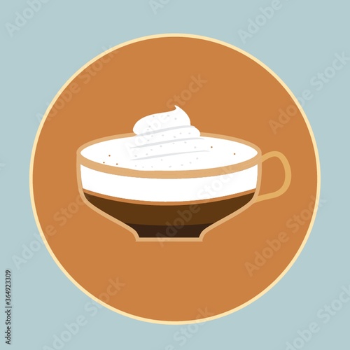 cup of coffee with whipped cream