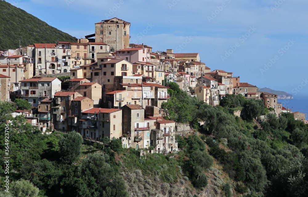 Pisciotta - Panorama del borgo