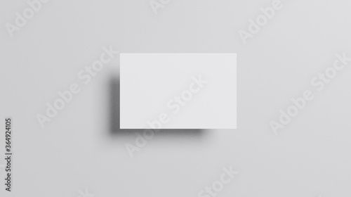 Business Card Mockup-3D Illustration-Dimensions(85x55mm) © Nick's Designs