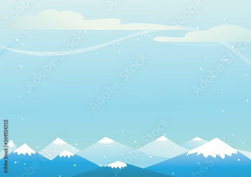 snowy mountains background