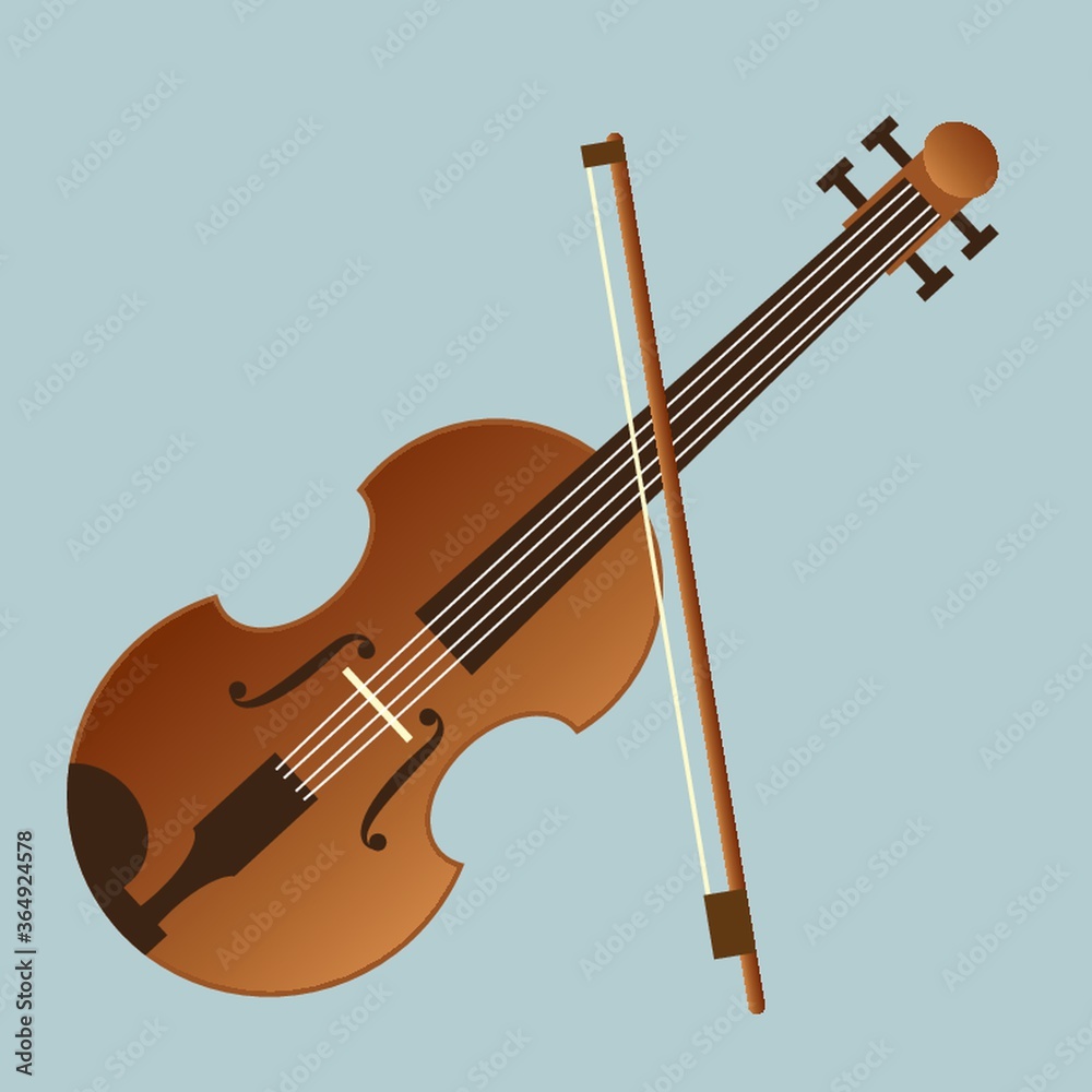 Naklejka premium violin
