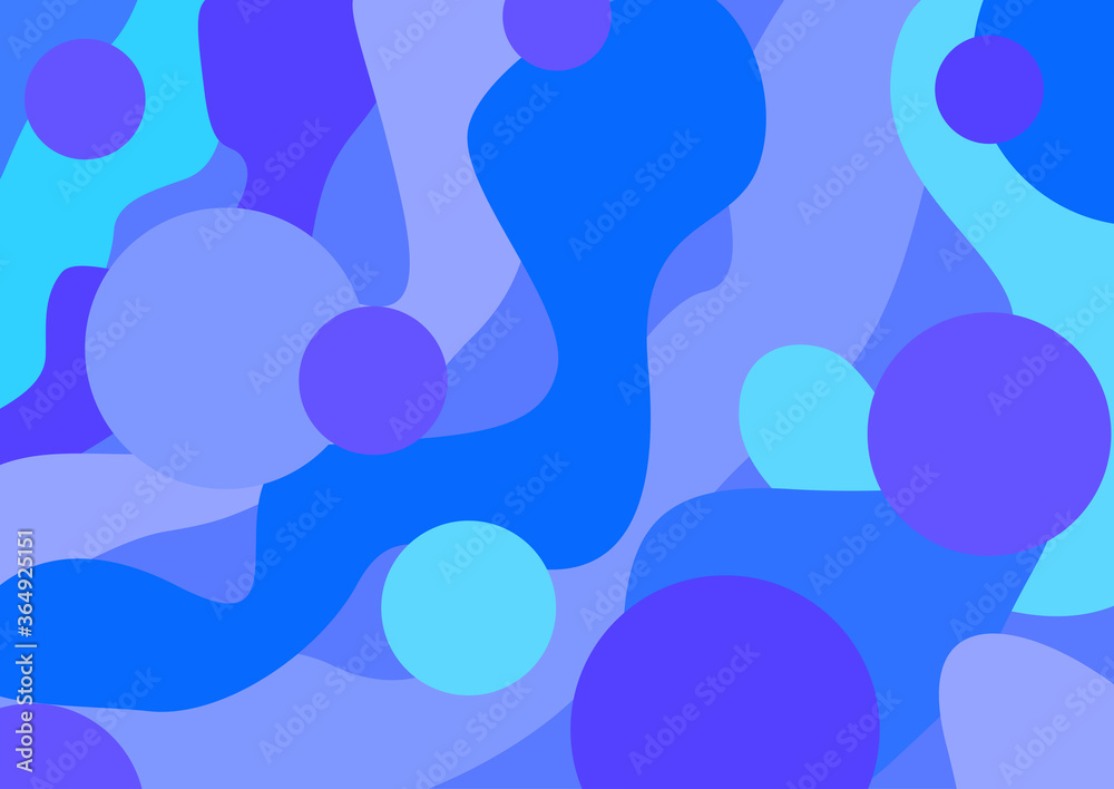 Colorful background with circles. Suitable for all kinds of designs such as postcard, wallpaper, fabrics, patterns, social media and much more ...