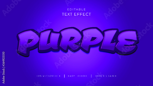 Purple text style effect