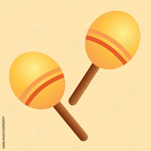 wooden maracas