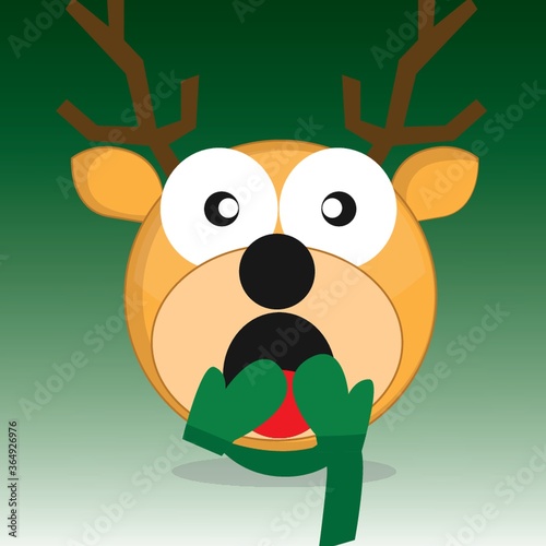 shocked reindeer