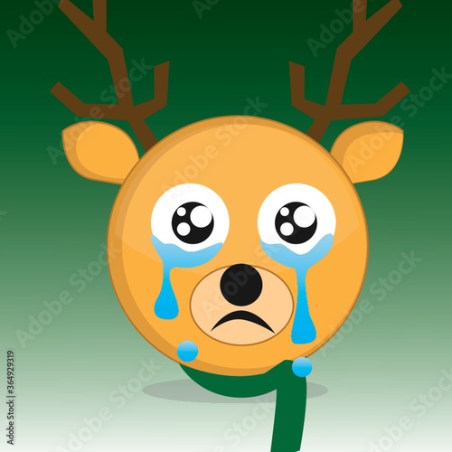 crying reindeer