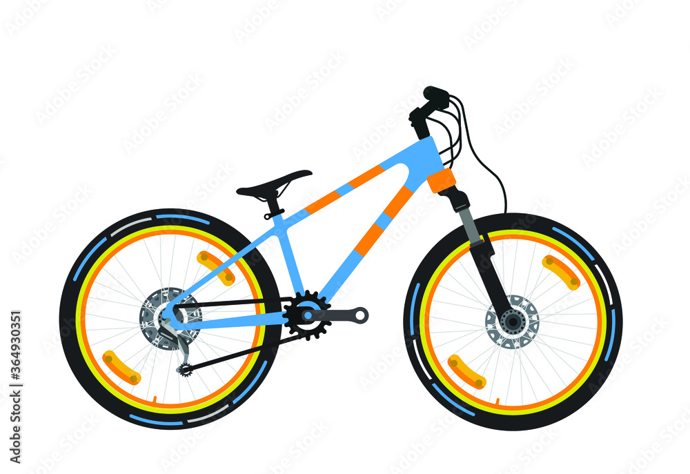 Fototapeta premium Bicycle, bike Vector design