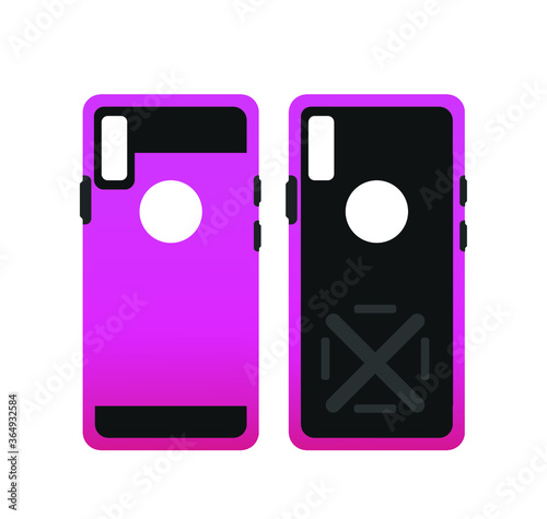 Smartphone cases (front and back view)