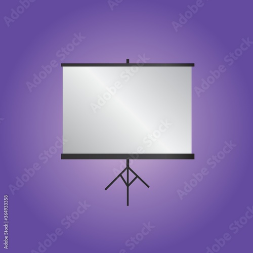 projector screen with tripod