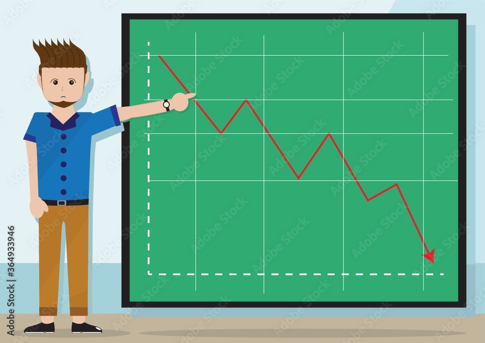 businessman showing graphs businessman showing graphs