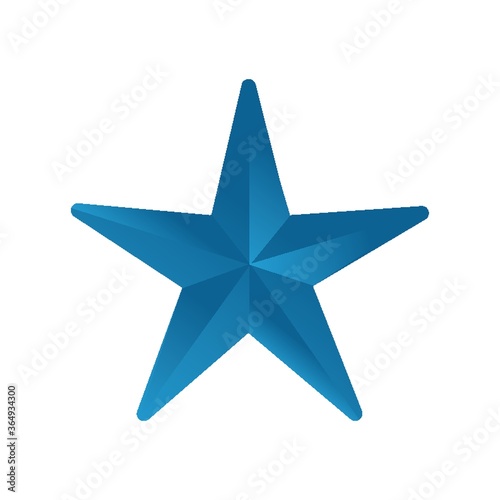 a faceted star