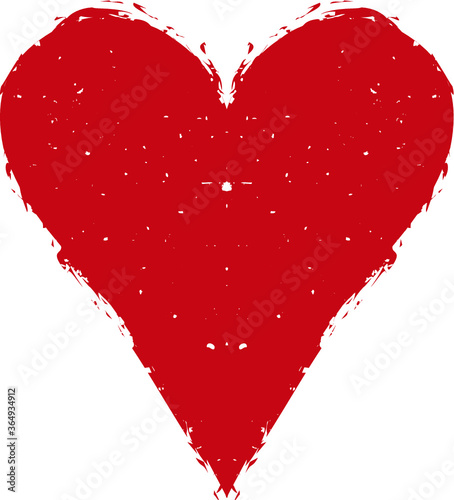 Set of Hearts . Grunge stamps collection.love Shapes for your design.Distressed symbols. Textured Valentine's Day signs.Vector 