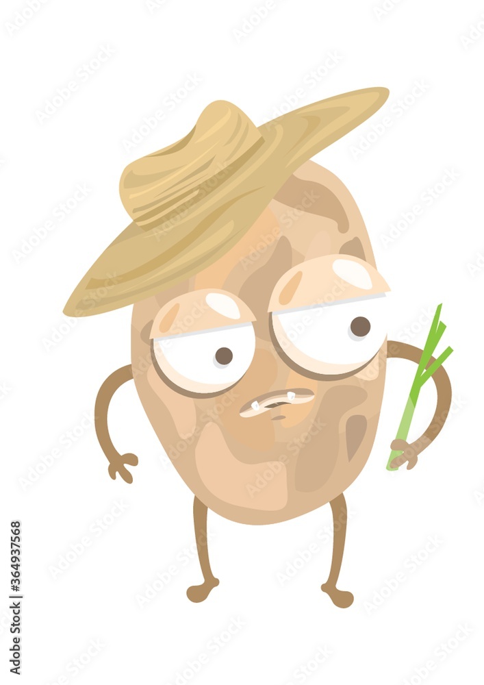 Fototapeta premium potato character