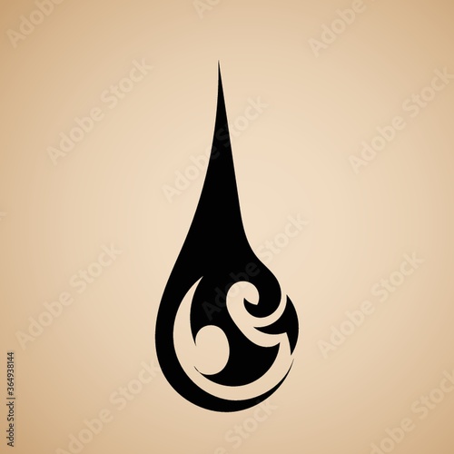 artistic droplet