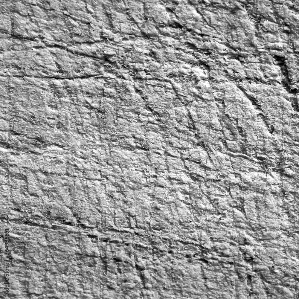 Abstract background and texture from a close-up of an old scratched breakfast board, black and white, macro Abstract background and texture from a close-up of an old scratched breakfast board, black and white, macro