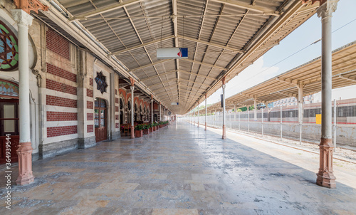Sirkeci Railway Station in Istanbul, Turkey.