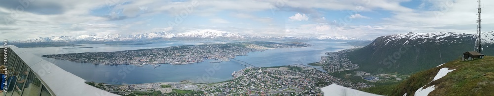 Tromsø Panoramic View from Fløya Northern Norway