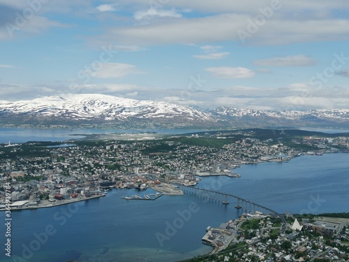 Tromsø Panoramic View from Fløya Northern Norway