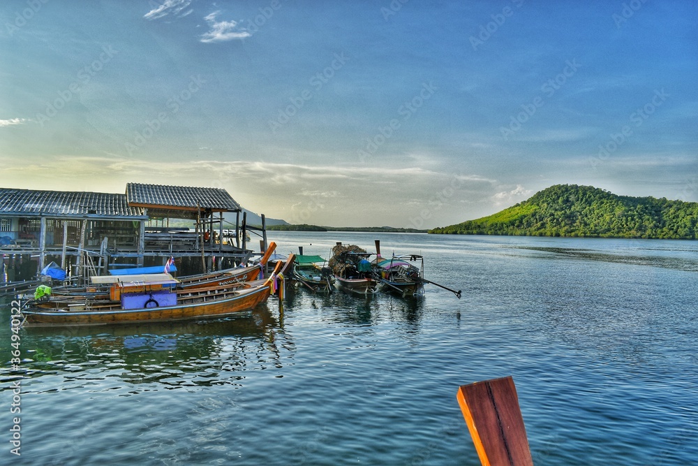 boats on the river