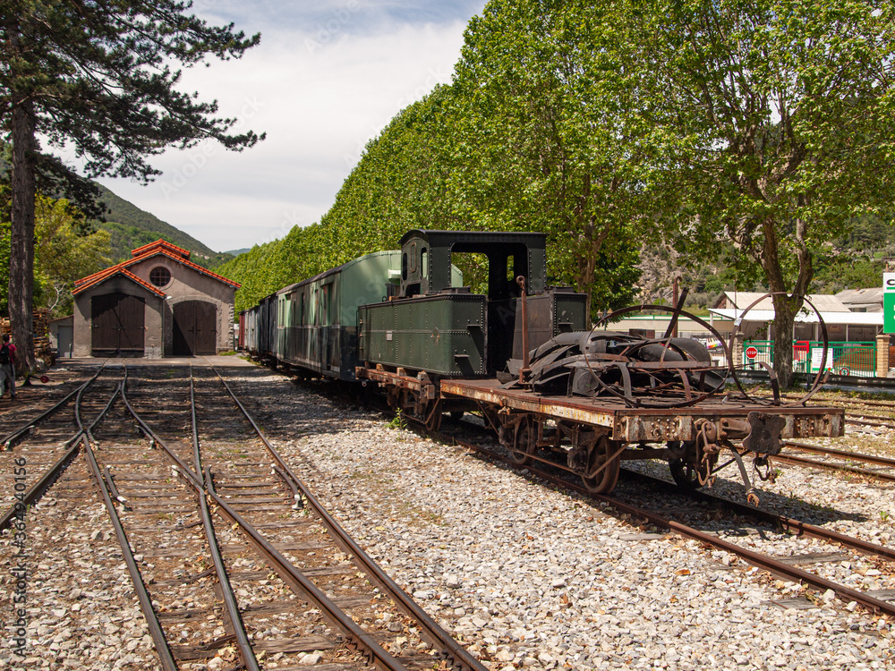 Obraz premium Chemin de fer provençal