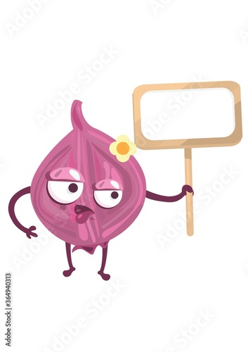 beetroot holding wooden board
