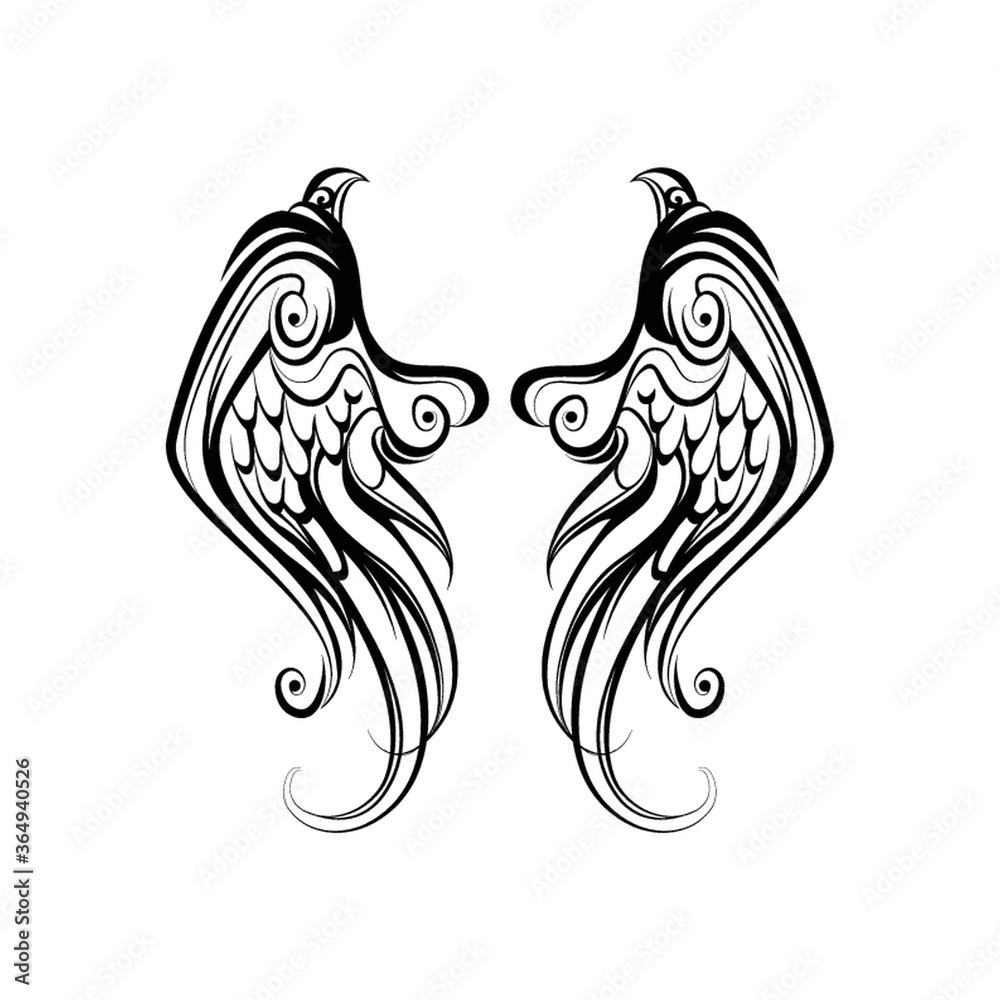 Obraz premium wing pattern