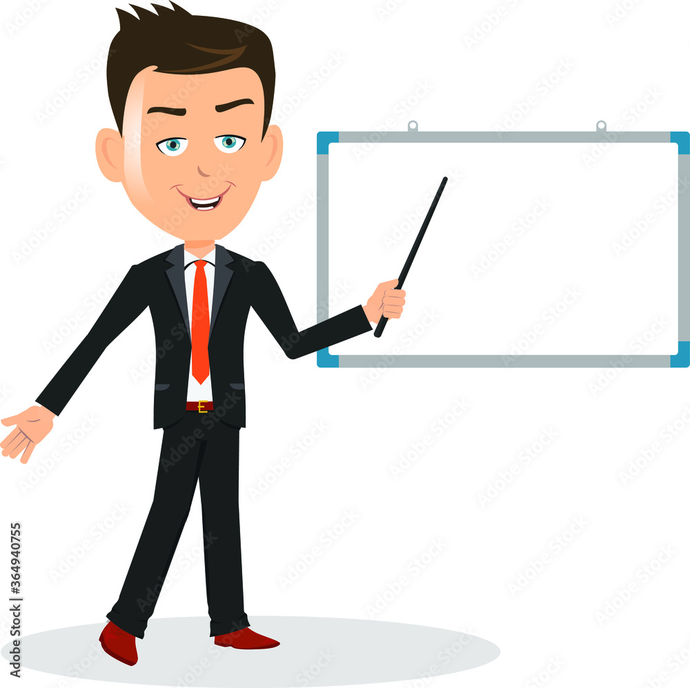The mentor trainer teacher businessman manager leader ceo director boss presenting the white board The mentor trainer teacher businessman manager leader ceo director boss presenting the white board
