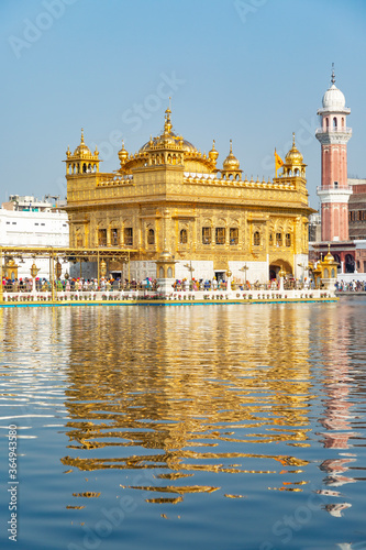 Golden temple in Amristar,Punjab,India. photo