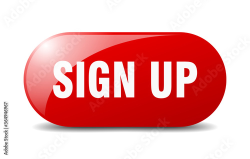sign up button. sign up sign. key. push button.