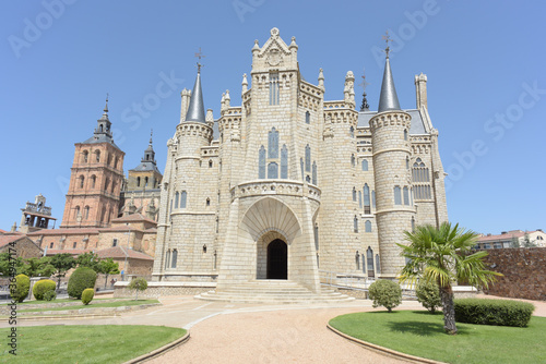 Episcopal Palace of Astorga, Spain. 