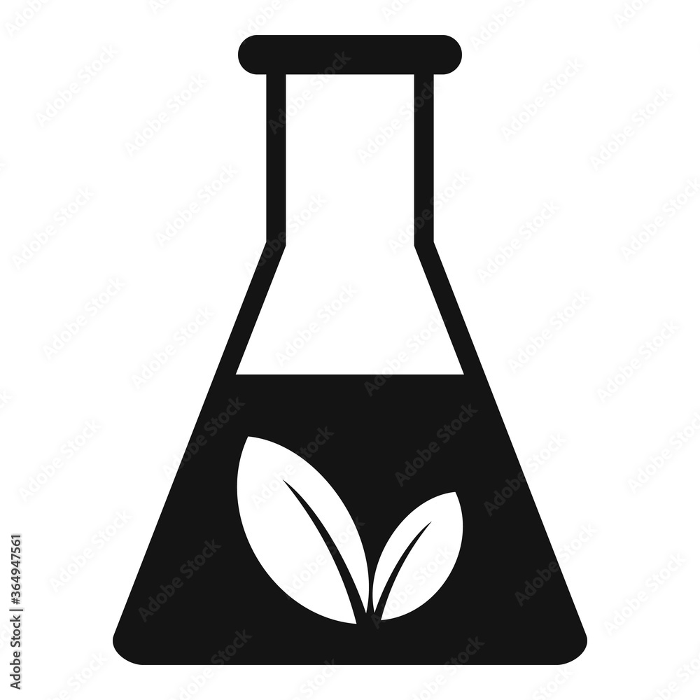 Lab homeopathy flask icon. Simple illustration of lab homeopathy flask vector icon for web design isolated on white background Lab homeopathy flask icon. Simple illustration of lab homeopathy flask vector icon for web design isolated on white background