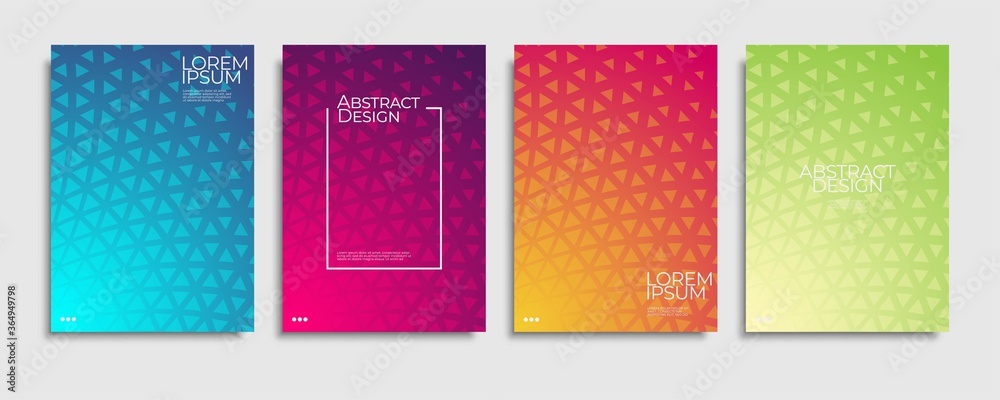 modern colorful brochures cover design set modern colorful brochures cover design set