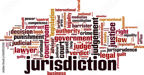 Jurisdiction word cloud