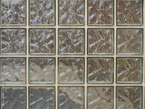 Glass block wall