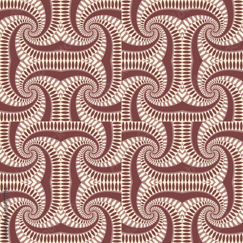 Vector abstract vintage pattern. Waves background