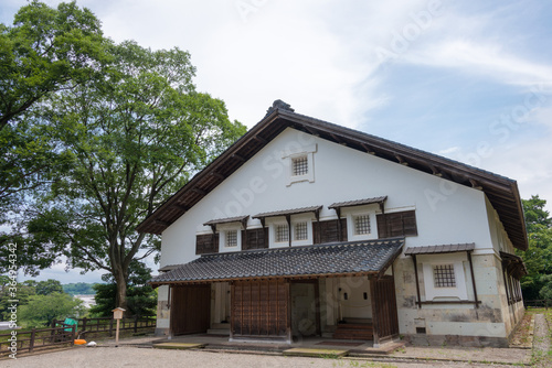 Kanazawa Castle Park in Kanazawa, Ishikawa, Japan. a famous historic site. photo