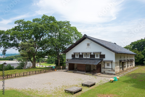 Kanazawa Castle Park in Kanazawa, Ishikawa, Japan. a famous historic site. photo